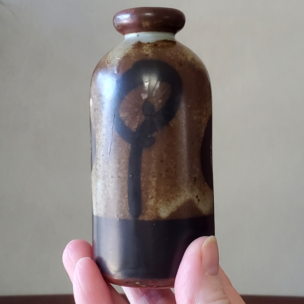 Japanese Pottery Ceramic Vase